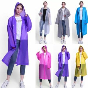 Manteau de pluie à capuche poncho Unisex