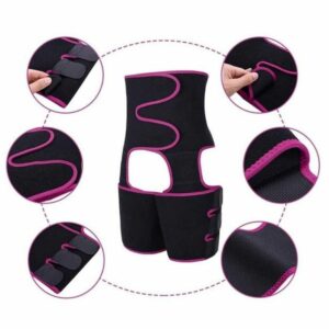 Gaine noire remonte fesses ceinture