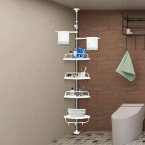 Étagère d'angle et organisateur de salle de bain