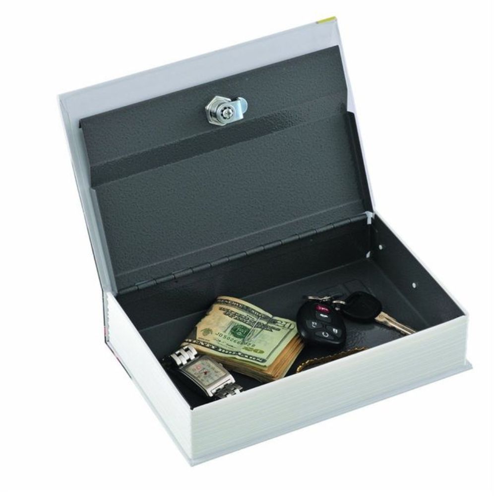 Boîte de rangement secrète pour l'argent et les pièces
