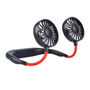 Ventilateur Portable Rechargeable,Éventail Suspendu Avec Ventilateur De Sport Paresseux Avec Aromathérapie Et Lumières