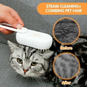 Brosse pour le toilettage des chiens et chats - Vue de face avec détails des dents