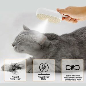 Brosse USB pour animaux avec câble de recharge inclus